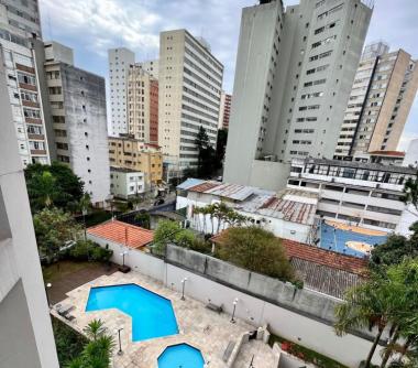 Vista da piscina 